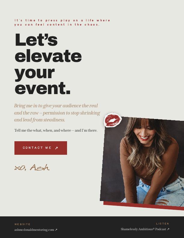 Closing page with contact call to action